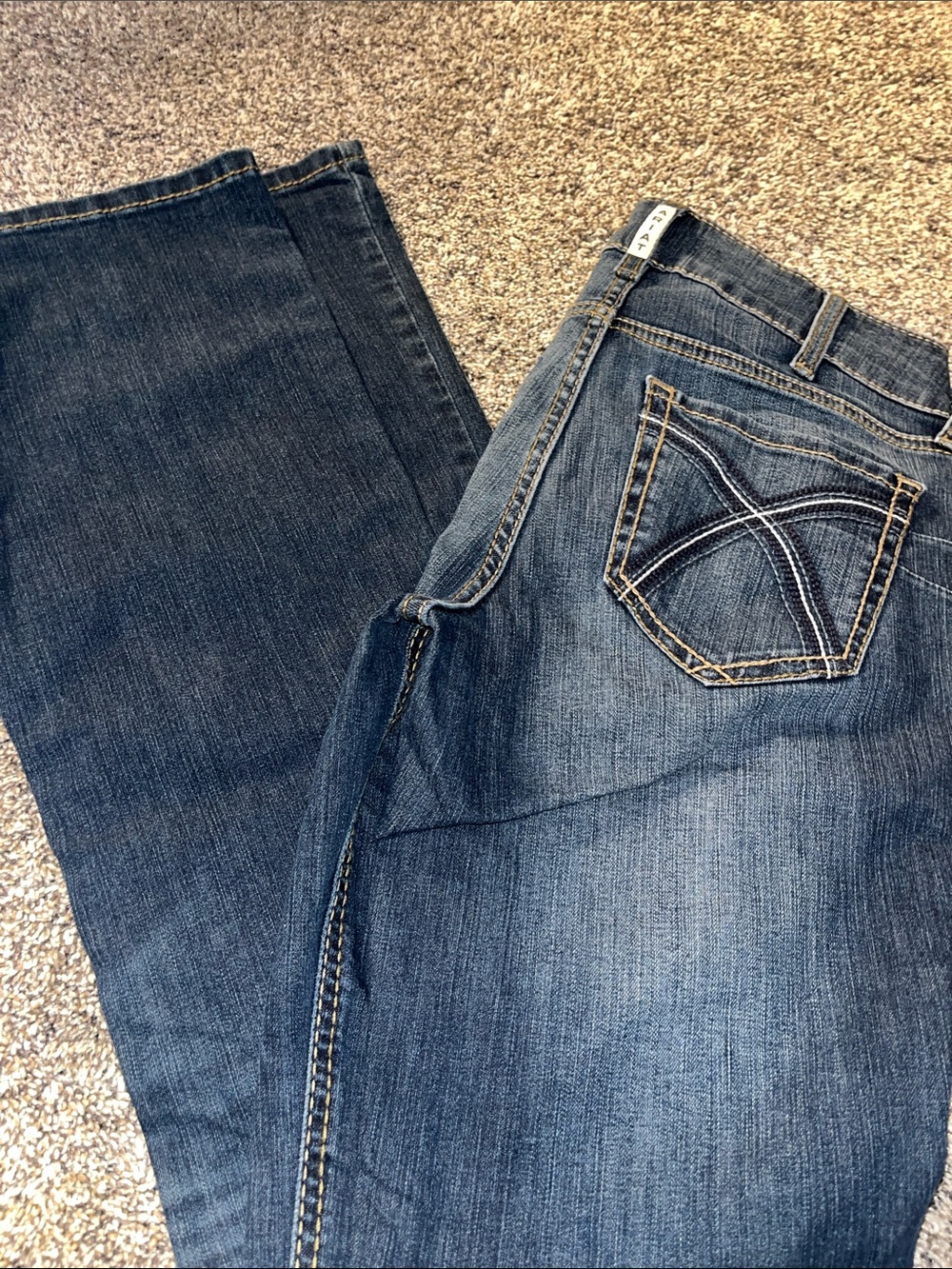 Ariat Real Denim Bootcut Jeans Long Length Western